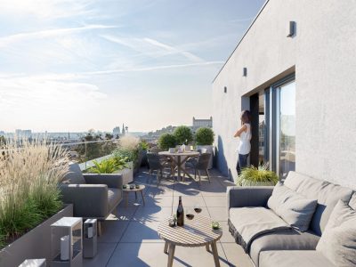 Exkluzívny 4 izbový byt s terasou – VLČKOVA v projekte GLEDÍČIA